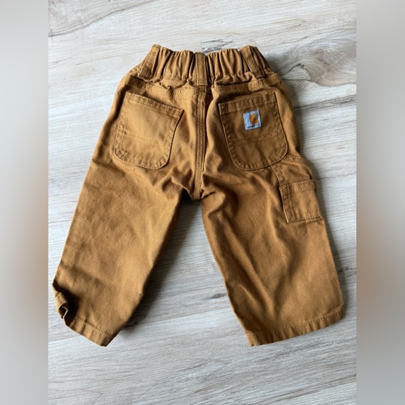 Baby Carhartt pants tan utility cargo - Picture 2 of 3